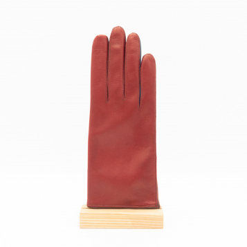 gants doigts de couleur rouge